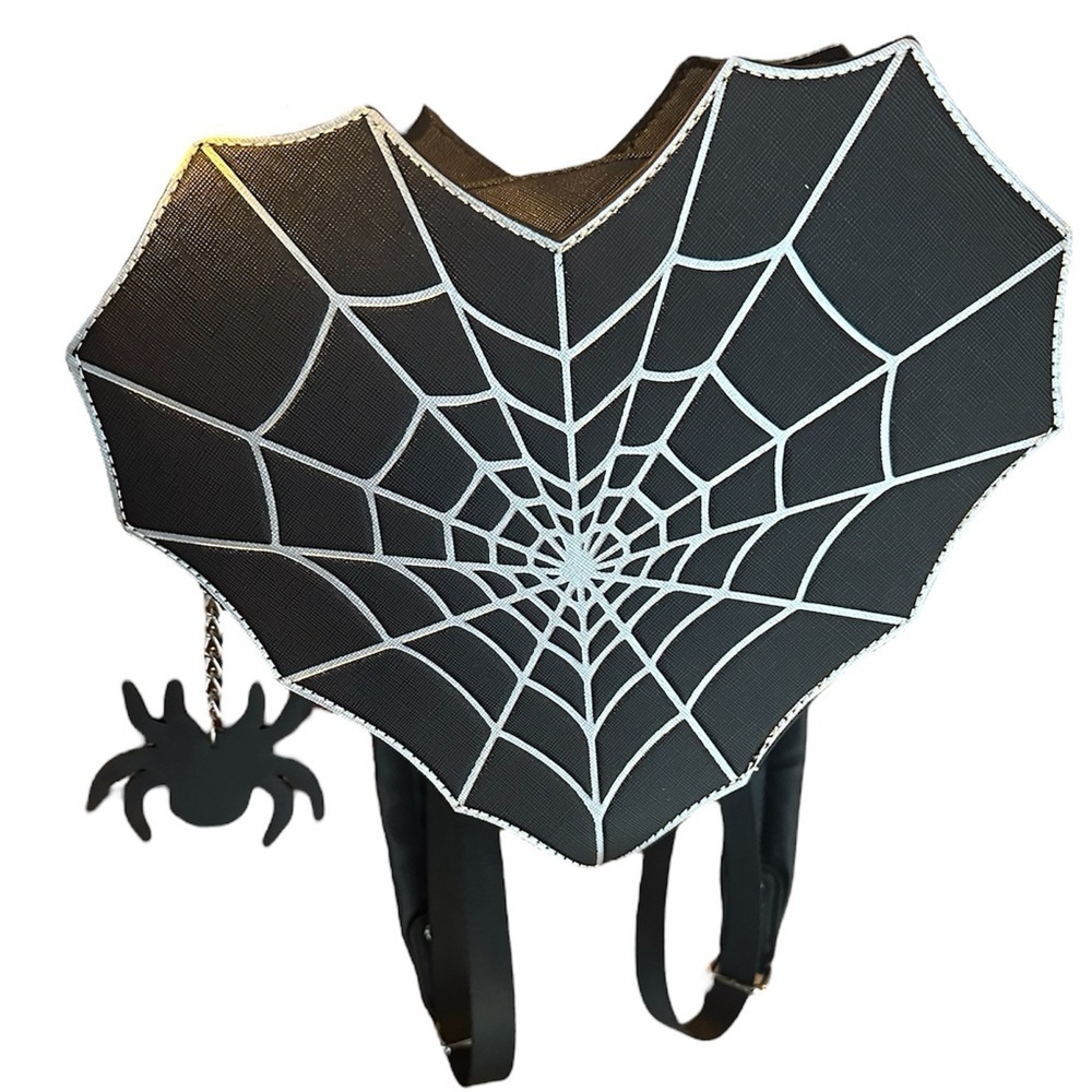 New Mad Engine Spiderweb Heart Backpack purse